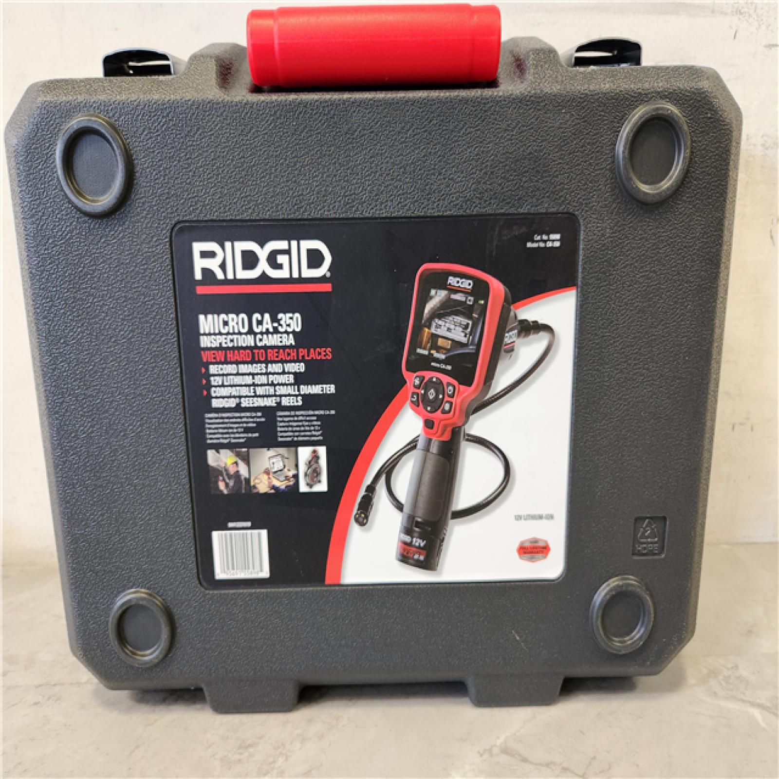 Phoenix NEW RIDGID CA-350 Micro Visual Inspection & Diagnostic Handheld Camera  3.5 in. Color Display w/ 3 Ft. Cable (Capable of Extending)