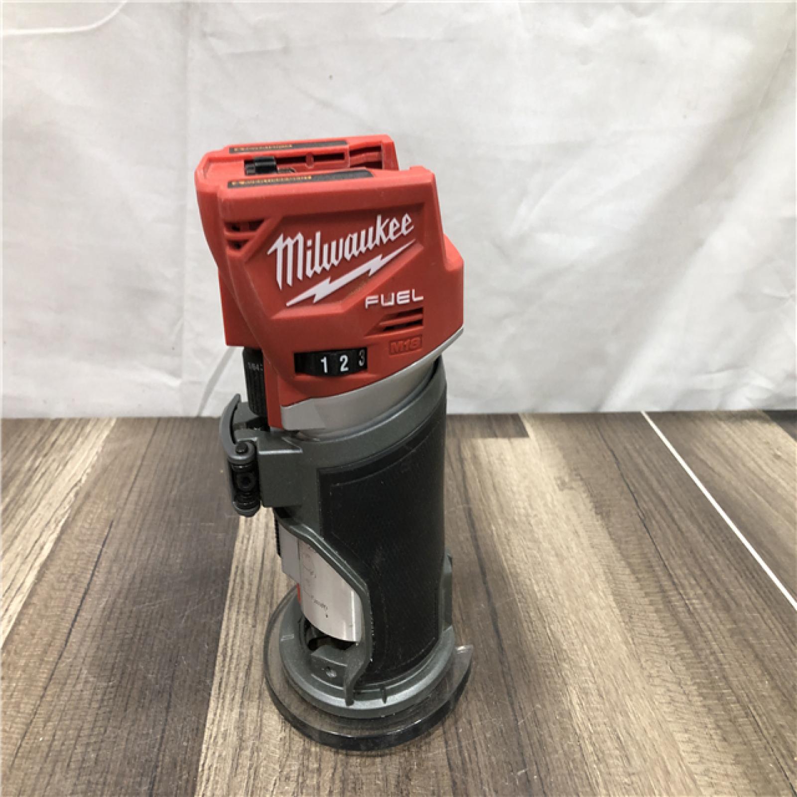 AS-IS Milwaukee FUEL 18V Lithium-Ion Brushless Cordless Compact Router (Tool-Only)