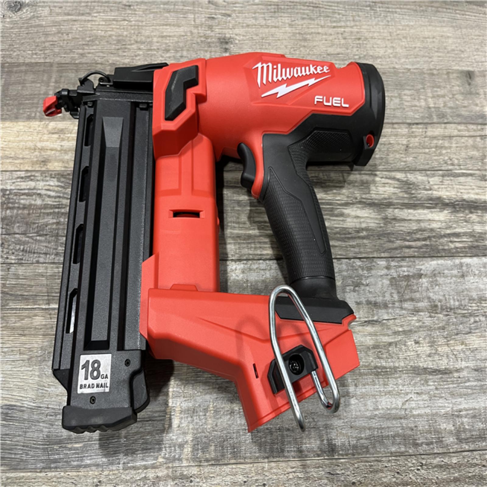 AS-IS Milwaukee FUEL 18-Volt Lithium-Ion Brushless Cordless Gen II 18-Gauge Brad Nailer (Tool-Only)