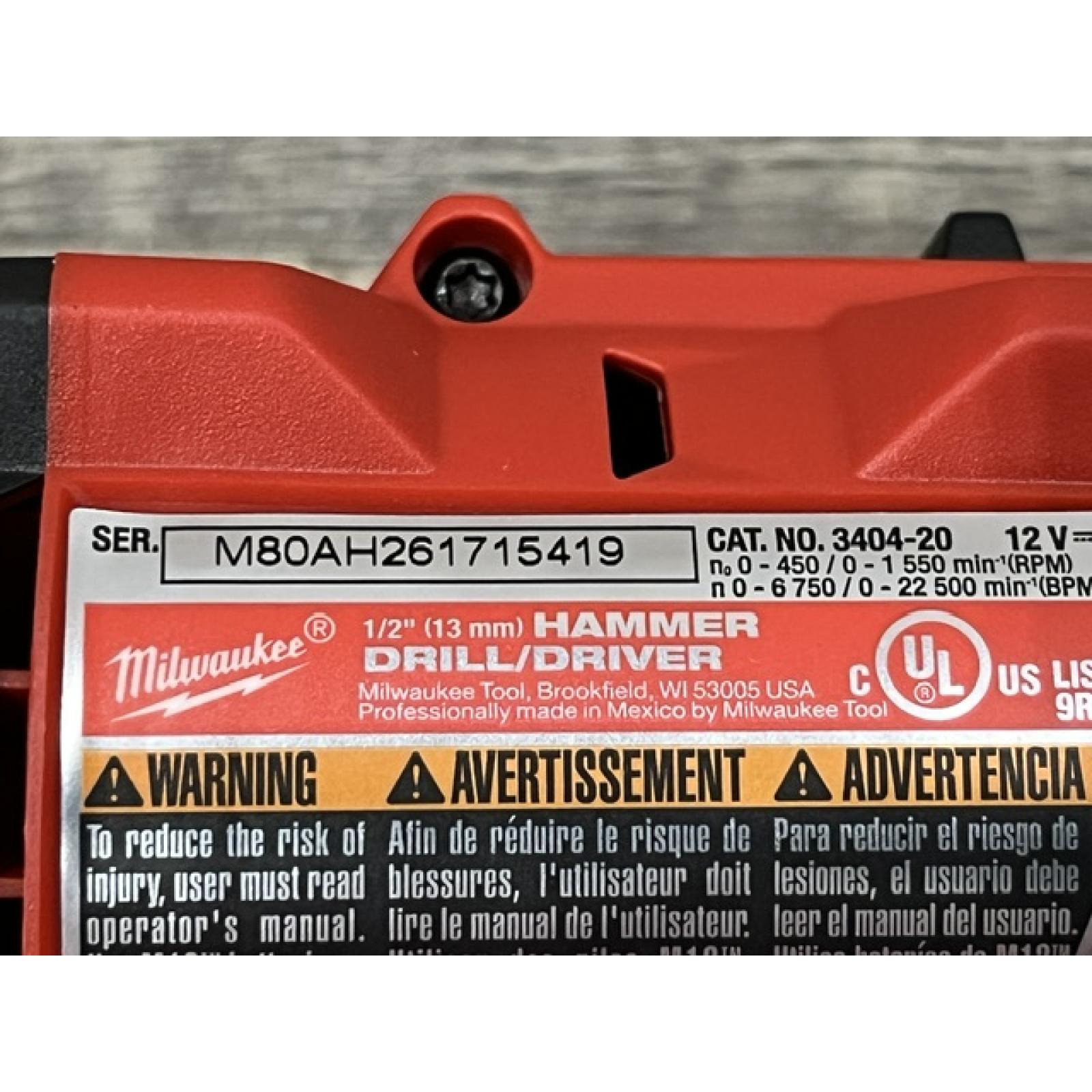 AS-IS Milwaukee FUEL 12-Volt Lithium-Ion Brushless Cordless Hammer Drill and Impact Driver Combo Kit
