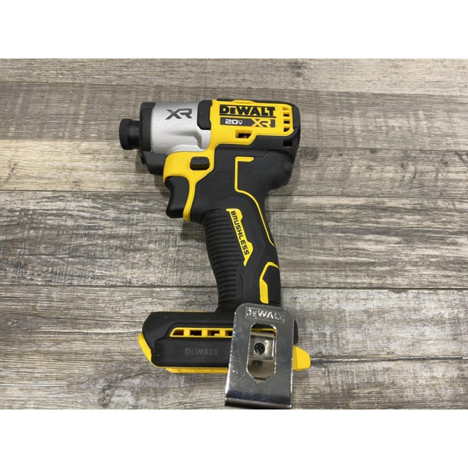 AS-IS DEWALT 20-Volt Maximum XR Lithium-Ion Cordless Brushless 1/4 in. 3-Speed Impact Driver Kit