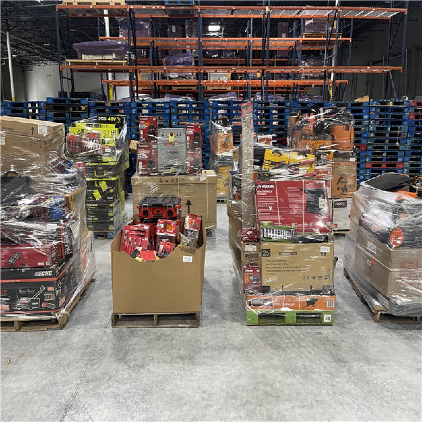 Atlanta Location As-Is Tools and More Partial Truckload (13 Pallets) 1434-A