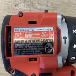 AS-IS Milwaukee 18V Lithium-Ion Brushless Cordless 1/2 in. Compact Hammer Drill/Driver (Tool-Only)