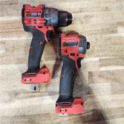 HOUSTON LOCATION - AS-IS Milwaukee FUEL 18V Lithium-Ion Brushless Cordless Hammer Drill and Impact Driver Combo Kit