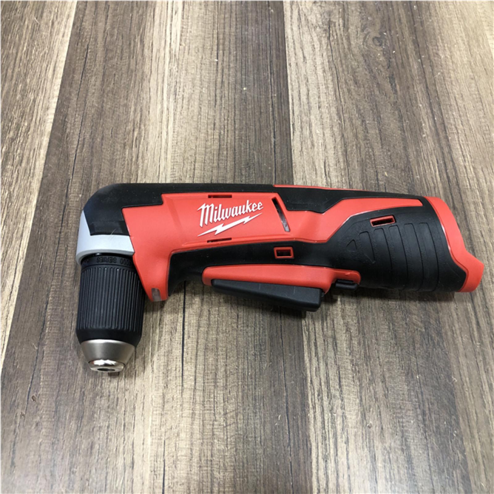 AS-IS Milwaukee M12 12-Volt Lithium-Ion Cordless 3/8 in. Right Angle Drill (Tool-Only)
