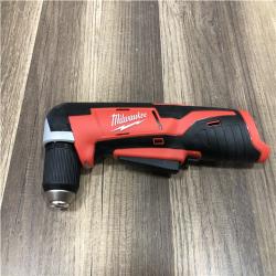 AS-IS Milwaukee M12 12-Volt Lithium-Ion Cordless 3/8 in. Right Angle Drill (Tool-Only)
