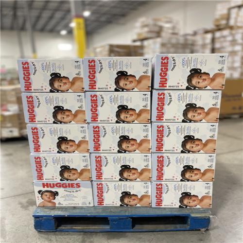 DALLAS LOCATION - Huggies Size 4 Diapers  Snug & Dry Baby PALLET-(30 CASES)