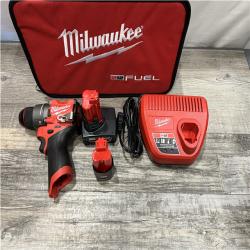 AS-IS Milwaukee Lithium-Ion Brushless Cordless 1/2 in. Drill Driver Kit