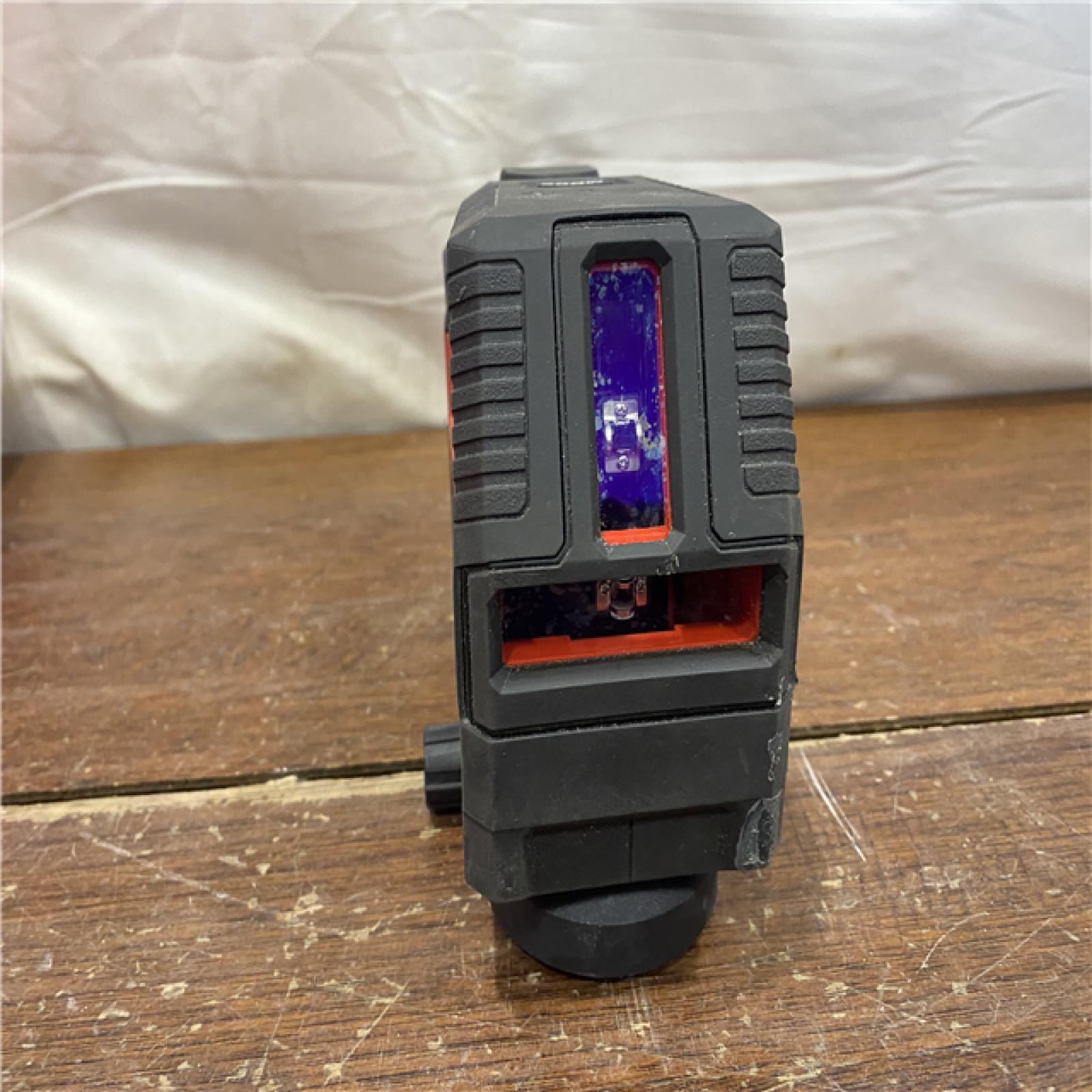 AS-IS 100 Ft. REDLITHIUM Lithium-Ion USB Green Rechargeable Cross Line Laser Level with Charger