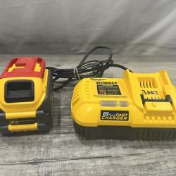 AS-IS DEWALT 20V/60V MAX FLEXVOLT Lithium-Ion 9.0Ah Battery and Charger Starter Kit