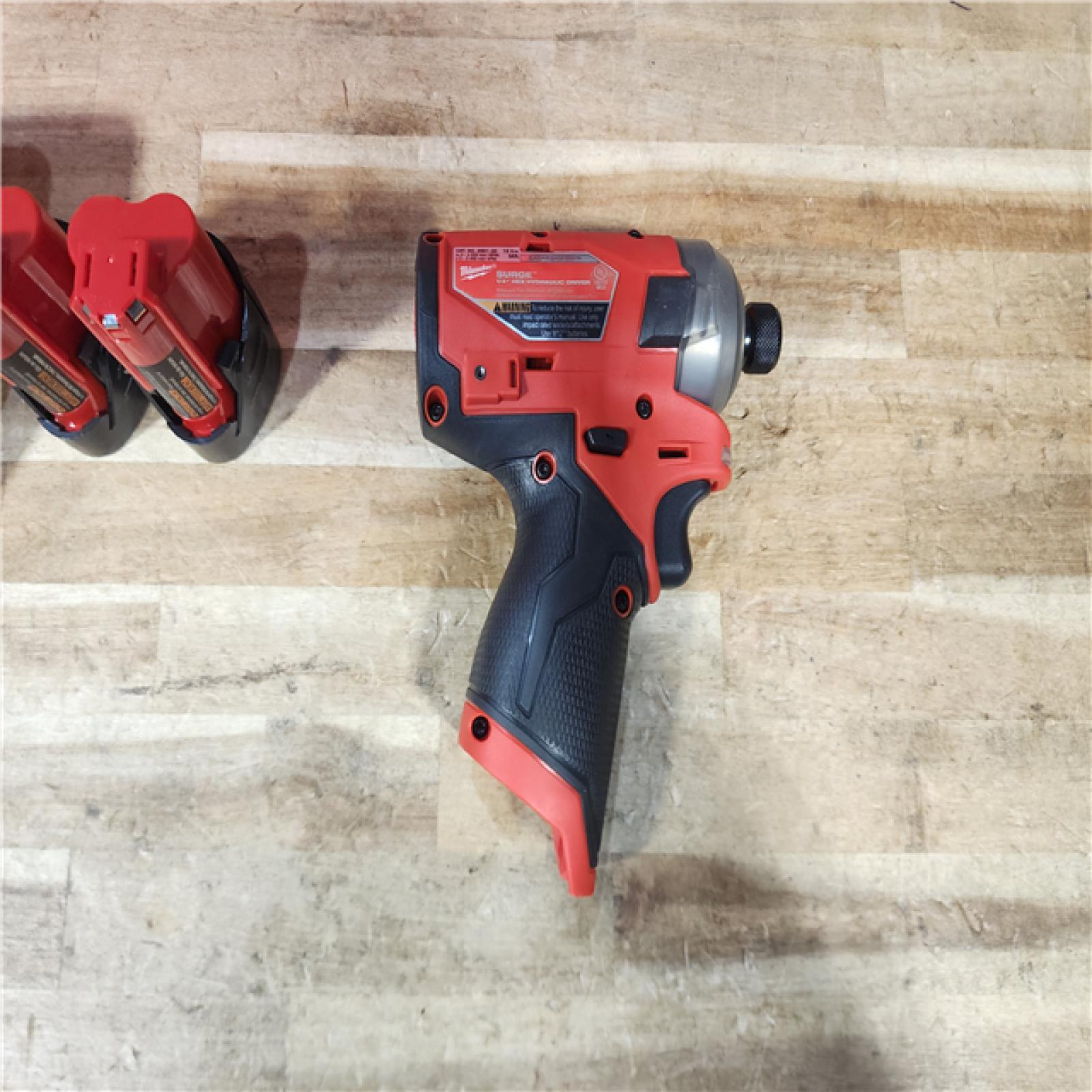 HOUSTON LOCATION - AS - IS Milwaukee FUEL SURGE 12V Lithium-Ion Brushless Cordless 1/4 in. Hex Impact Driver Compact Kit