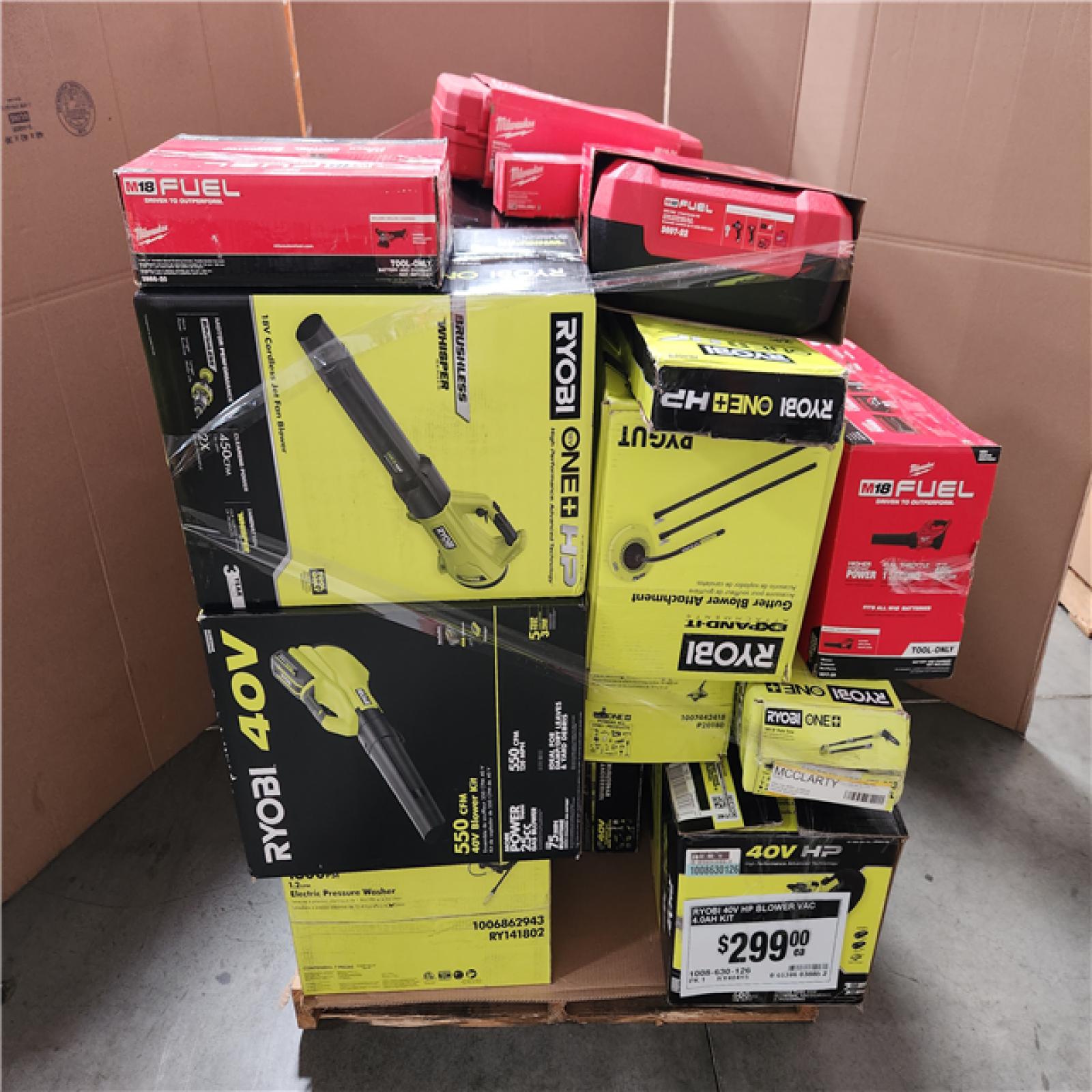 California AS-IS Tool Pallet