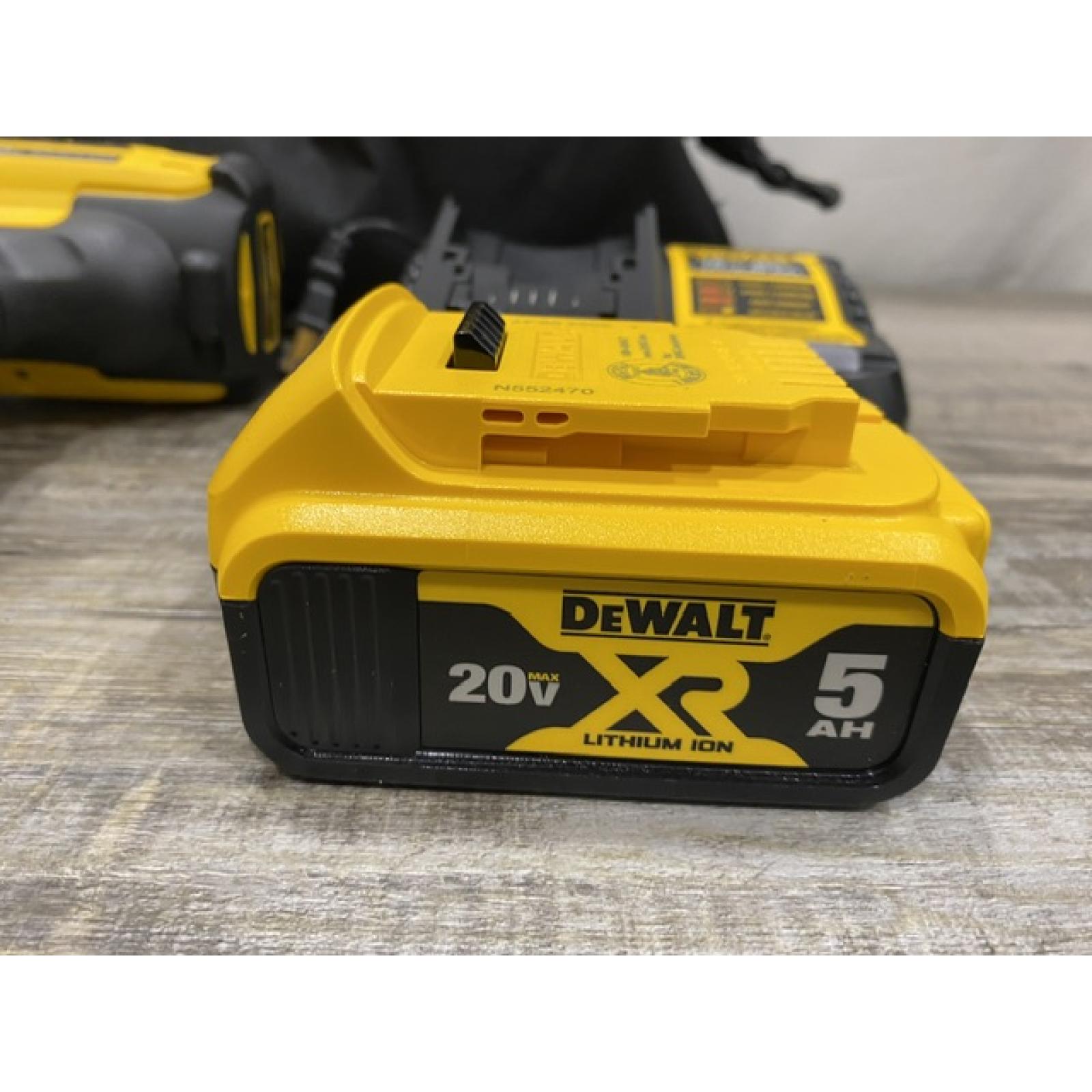 AS-IS DEWALT 20V MAX Lithium-Ion Cordless 1/2 in. Impact Wrench Kit