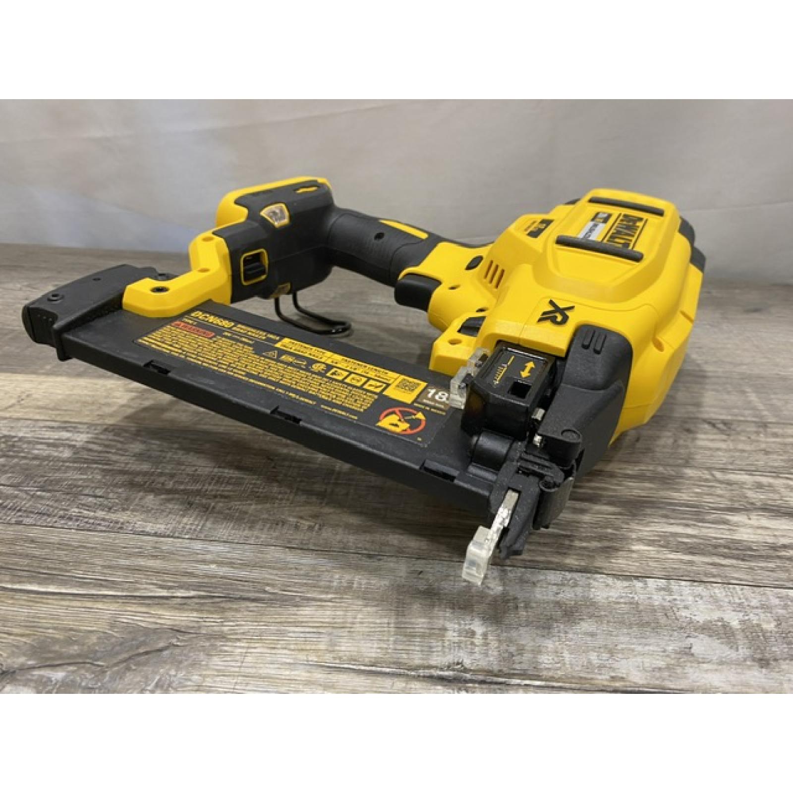AS-IS DEWALT 20V MAX XR Lithium-Ion Electric Cordless 18-Gauge Brad Nailer (Tool Only)
