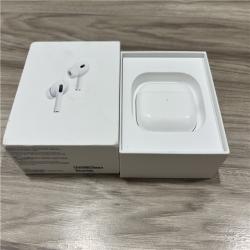 AS-IS Apple AirPods Pro (2nd Generation) with the USB-C MagSafe Charging Case