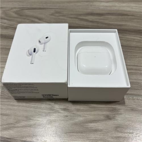AS-IS Apple AirPods Pro (2nd Generation) with the USB-C MagSafe Charging Case