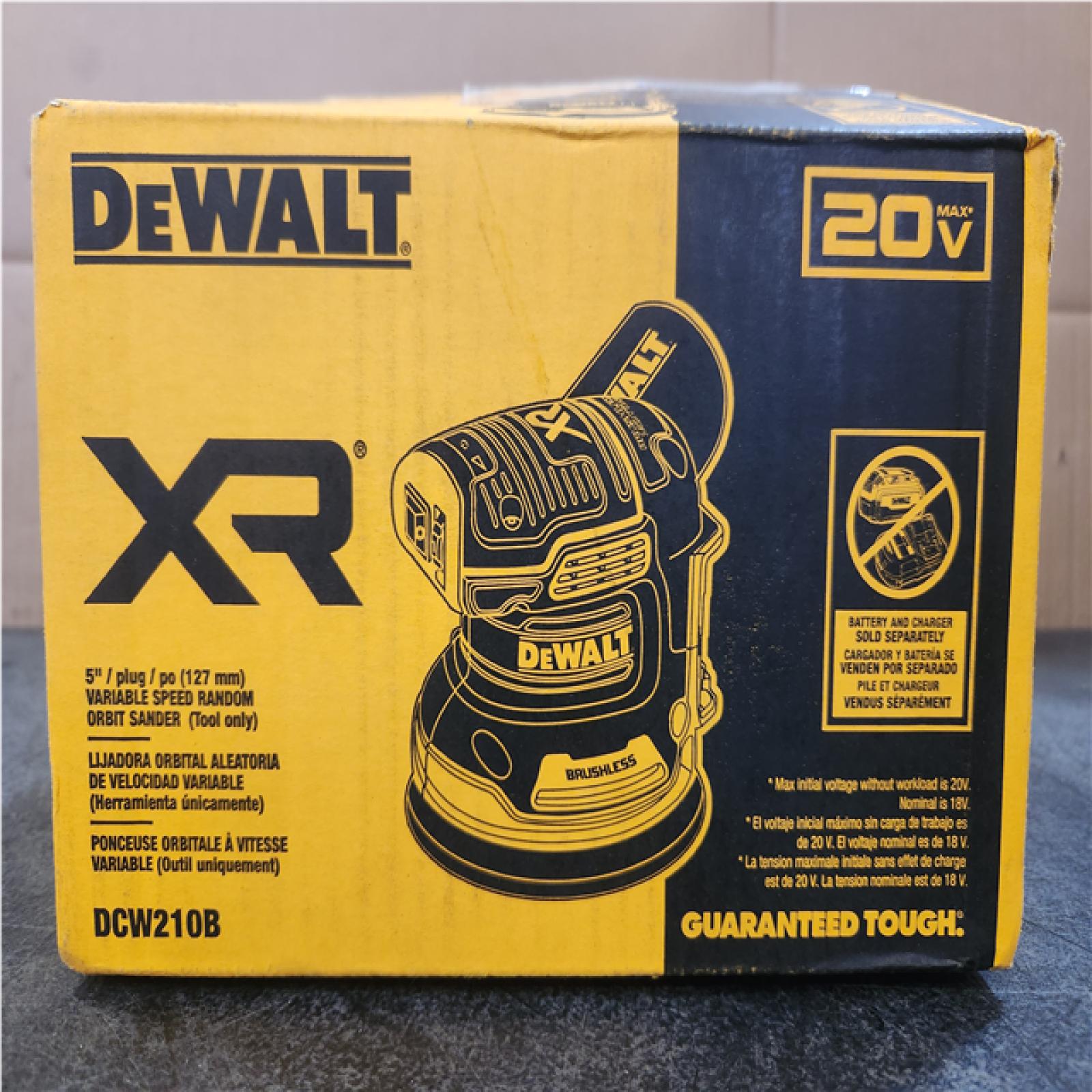 Phoenix NEW DEWALT 20V MAX XR Cordless Brushless 5 in. Random Orbital Sander (Tool Only)