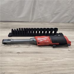AS-IS Milwaukee M12 FUEL INSIDER Extended Reach Box Ratchet (Tool-Only)