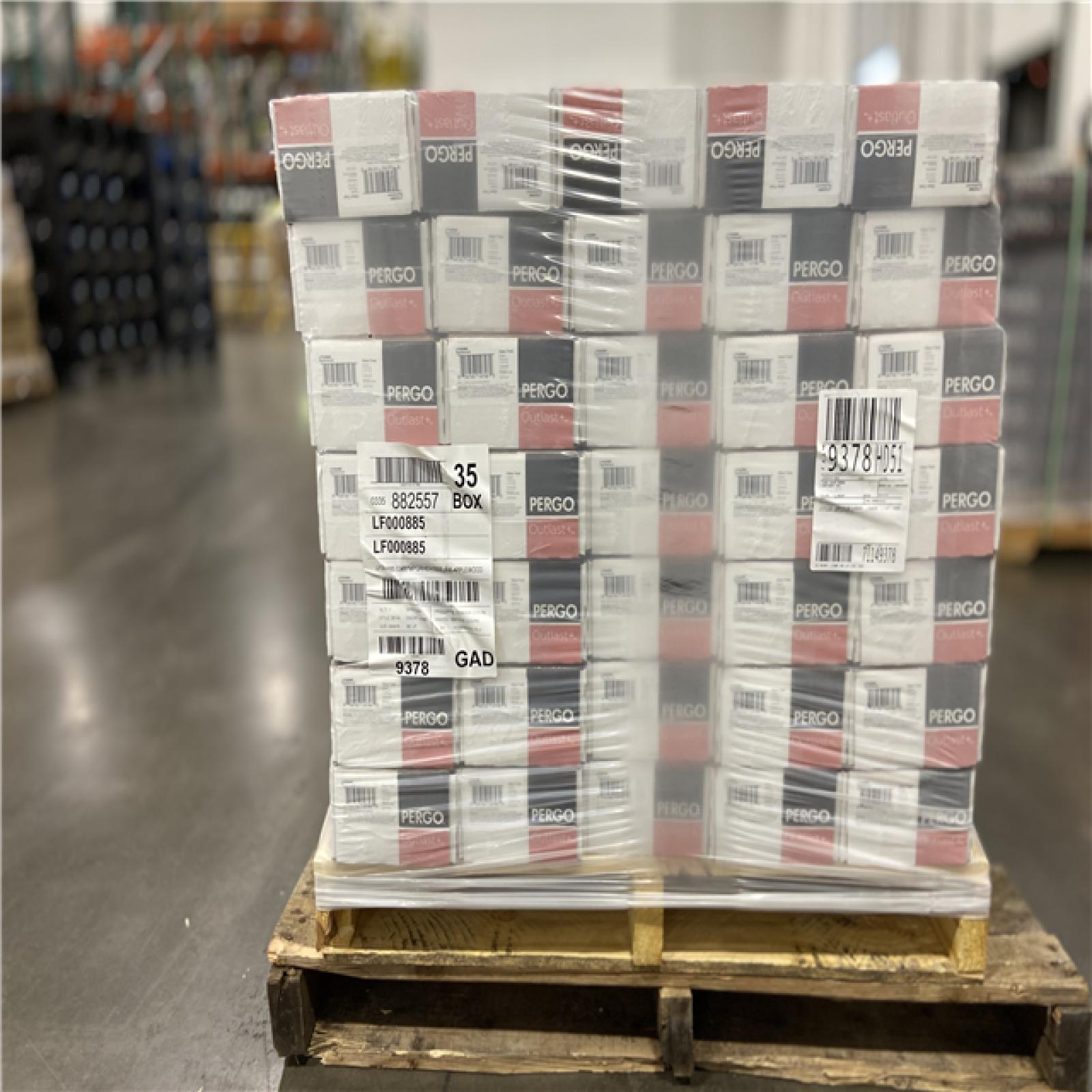 DALLAS LOCATION - Pergo Outlast+ Applewood 12 mm T x 5.2 in. W Waterproof Laminate Wood Flooring (13.74 sqft/case) 35 (CASES)