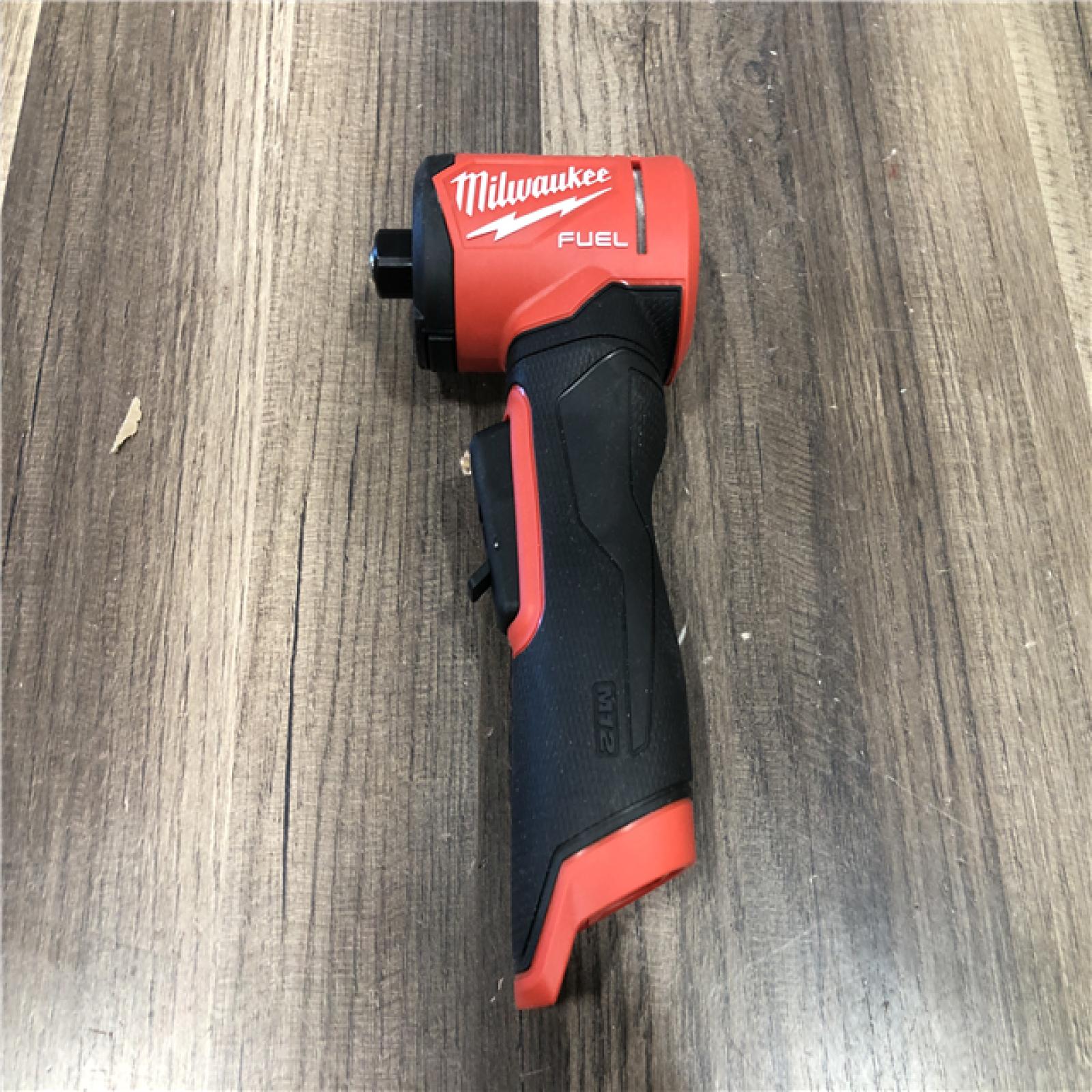 AS-IS Milwaukee  FUEL 12V Lithium-Ion Brushless Cordless 1/4 in. Right Angle Die Grinder (Tool-Only)