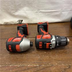 AS-IS Milwaukee M18 18V Cordless Brushed 2 Tool Drill/Driver and Impact Driver Kit