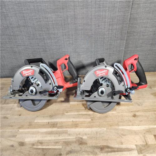 HOUSTON LOCATION - AS-IS (2) Milwaukee 2830-20 Rear Handle Circular Saw M18 FUEL 7-1/4 Cordless Brushless (TOOL ONLY)