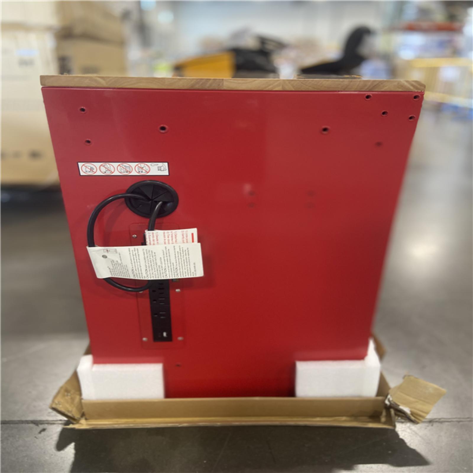 DALLAS LOCATION - Husky Modular Tool Storage 52 in. W x 20 in. D Standard Duty Red Mobile Workbench Cabinet