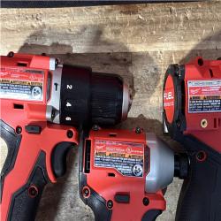 Houston Location AS-IS Milwaukee Drill Driver Hammers QTY/2 and Impact Driver and Battery with Charger
