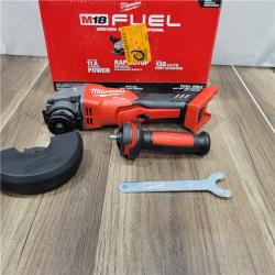 AS-IS Milwaukee 2880-20 M18 FUEL 18-Volt Lithium-Ion Brushless Cordless 4-1/2 in./5 in. Grinder W/Paddle Switch (Tool-Only)