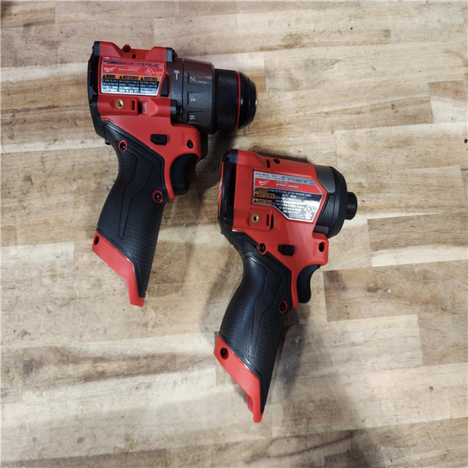 HOUSTON LOCATION - AS-IS (APPEARS LIKE NEW) Milwaukee FUEL 12-Volt Lithium-Ion Brushless Cordless Hammer Drill and Impact Driver Combo Kit