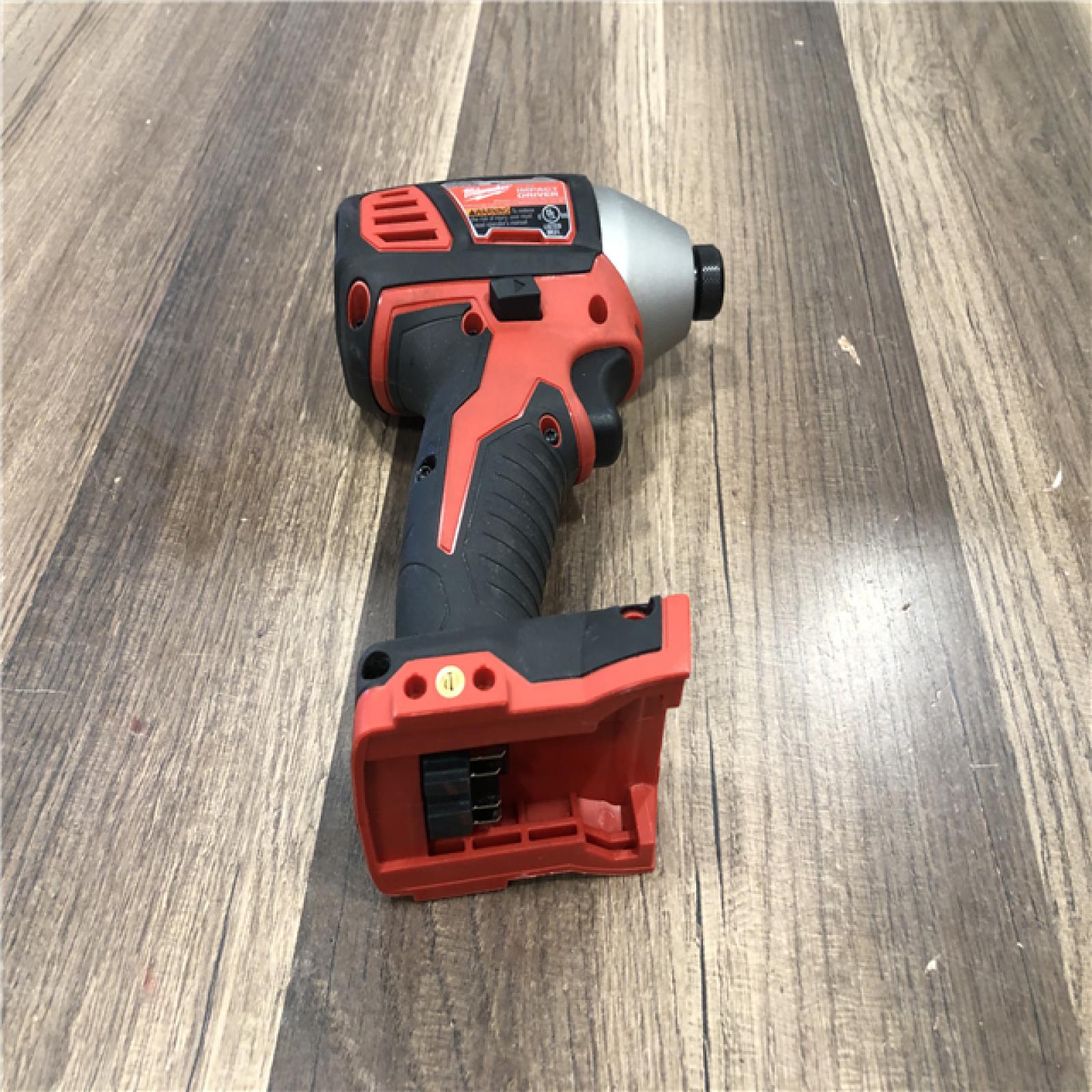 AS-IS Milwaukee M18 18V Lithium-Ion Cordless 1/4 in. Hex Impact Driver (Tool-Only)