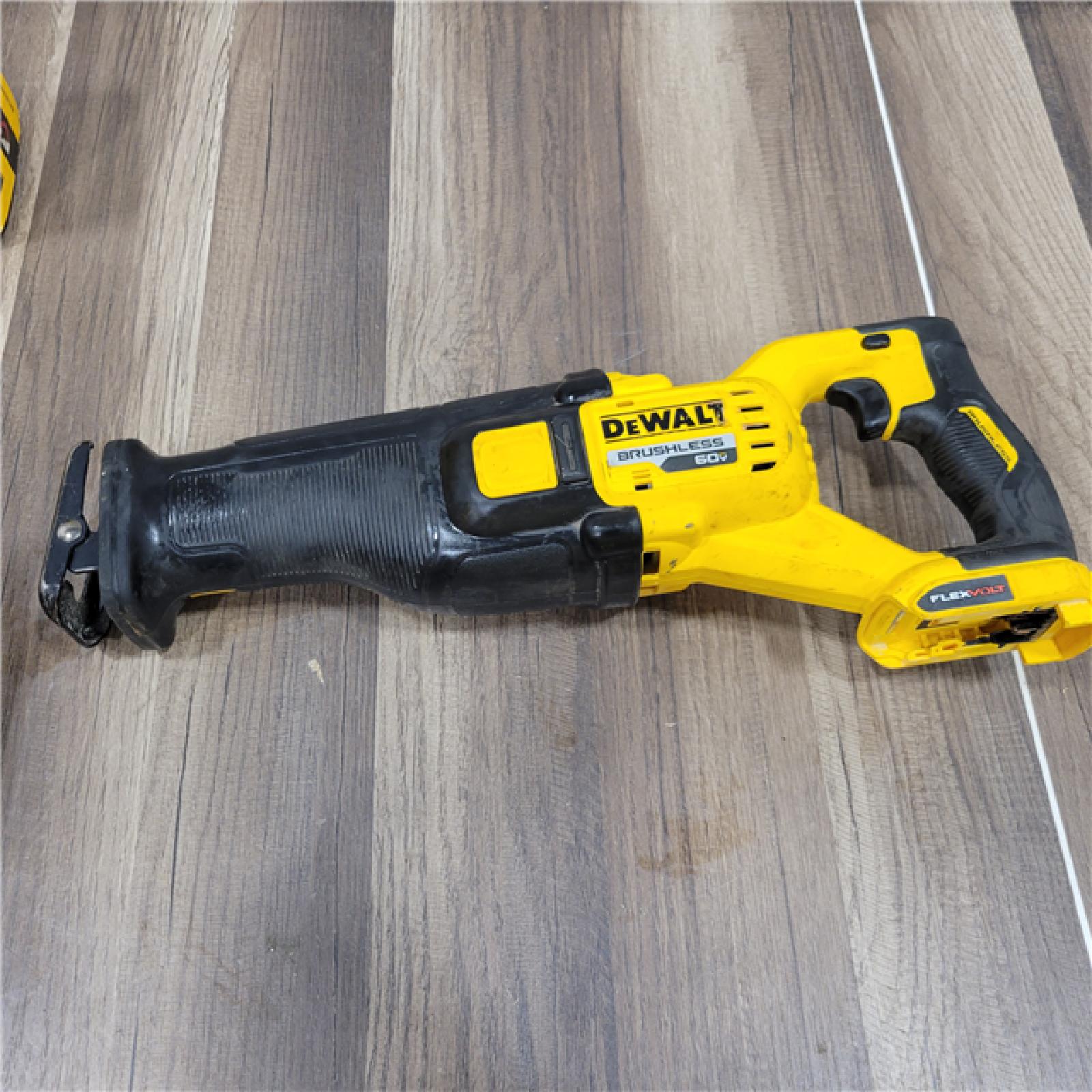 AS-IS  DeWalt DCS389B FLEXVOLT 60V MAX Cordless Brushless Reciprocating Saw (Tool-Only)