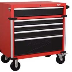 DALLAS LOCATION- AS-IS MILWAUKEE High Capacity 36 in. W x 22.1 in. D 5-Drawer Rolling Tool Cabinet