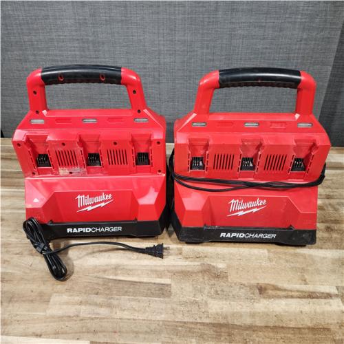 HOUSTON LOCATION - AS - IS MILWAUKEE BATTERY CHARGER PACK QTY - 2