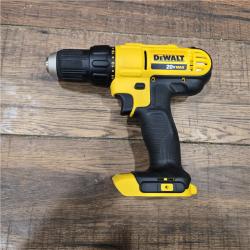 AS-IS DEWALT 20V MAX Cordless 1/2 in. Drill/Driver, (2) 20V 1.3Ah Batteries, Charger and Bag