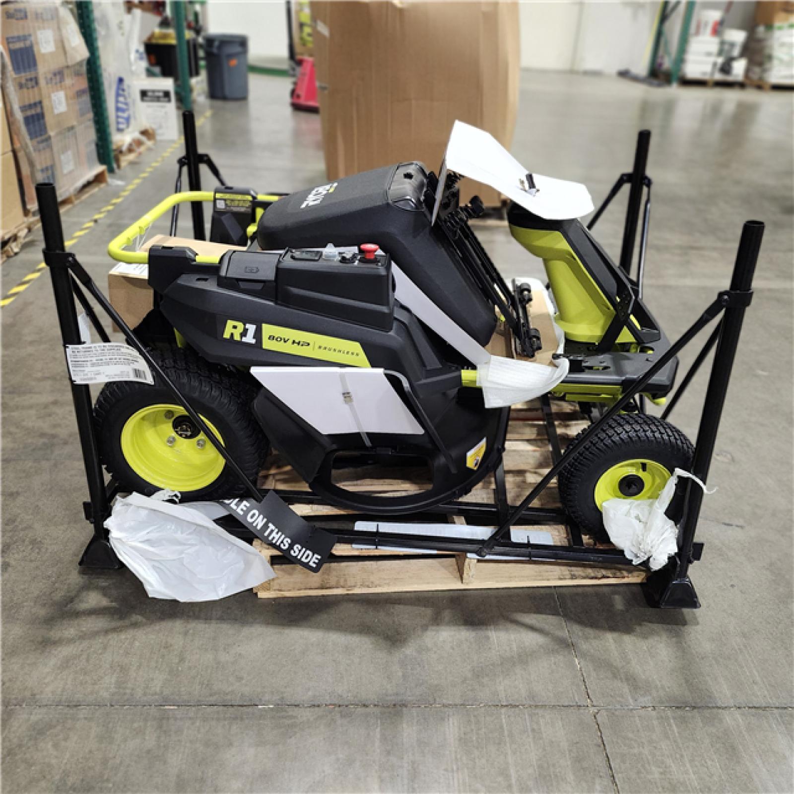 Dallas Location - As-Is R1 80V HP Brushless 30” Riding Lawn Mower Kit