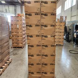 PHoenix Location NEW Wypall GeneralClean X60 Cloths Multi-Task Cleaning Wipes (34790), Strong and Absorbent Towels, White 126 Sheets Per Box Pallet (32-Boxes)