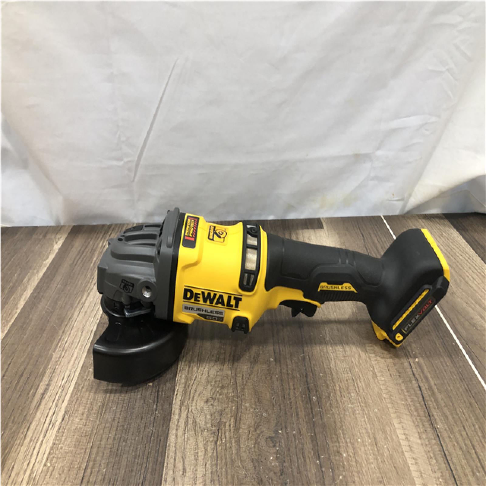 AS-IS DEWALT FLEXVOLT 60V MAX Cordless Brushless 4.5 in. to 6 in. Small Angle Grinder with Kickback Brake (Tool Only)