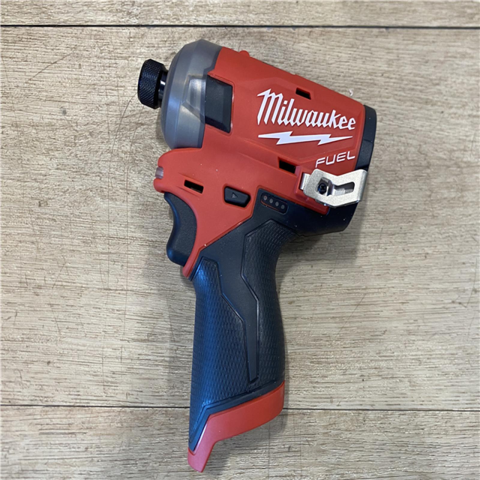AS-IS Milwaukee FUEL SURGE 12V Lithium-Ion Brushless Cordless 1/4 in. Hex Impact Driver Compact Kit
