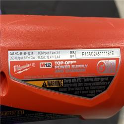 AS-IS Milwaukee Men's Large 12-Volt Lithium-Ion Cordless Tough Shell Black Heated Jacket Kit