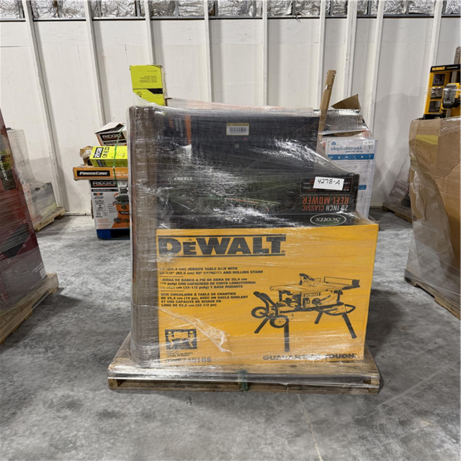 Atlanta Location AS-IS Tools and More Partial Truckload (9 Pallets) 4278-A