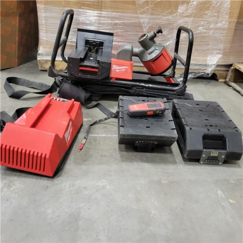 AS-IS Milwaukee  MX FUEL Lithium-Ion Cordless Concrete Vibrator Kit with (2) Batteries and Charger