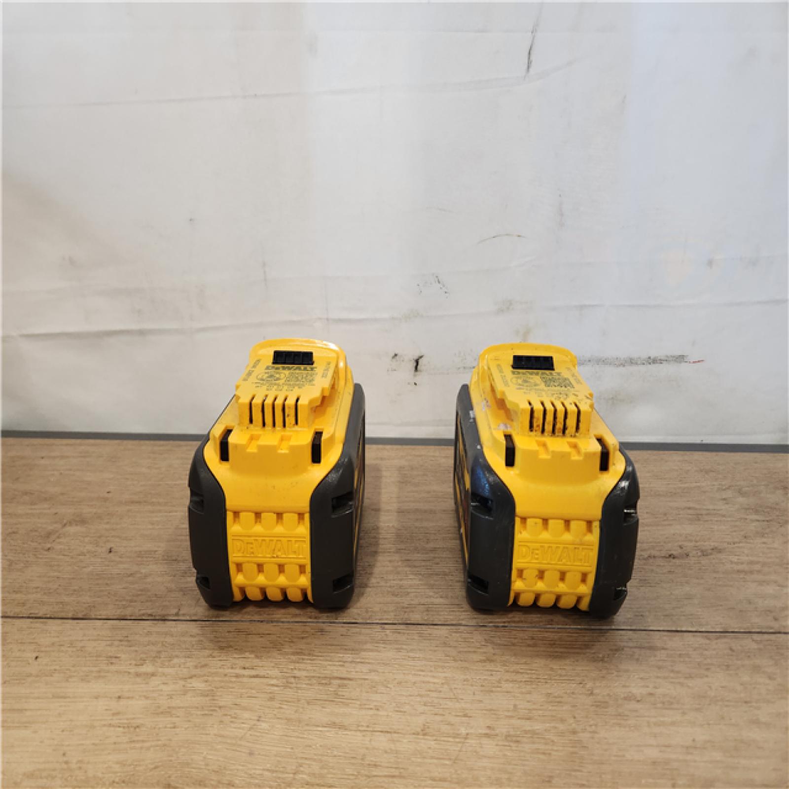 AS-IS- DEWALT FLEXVOLT 20V/60V MAX Lithium-Ion 6.0Ah Battery Pack (2 Pack)