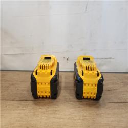 AS-IS- DEWALT FLEXVOLT 20V/60V MAX Lithium-Ion 6.0Ah Battery Pack (2 Pack)