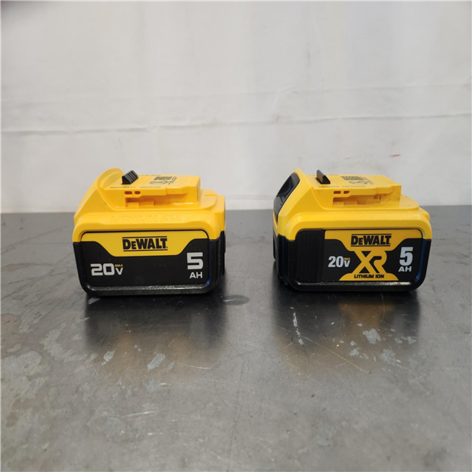 AS-IS- DEWALT 20V MAX Lithium-Ion 5.0Ah Battery (2-Pack)