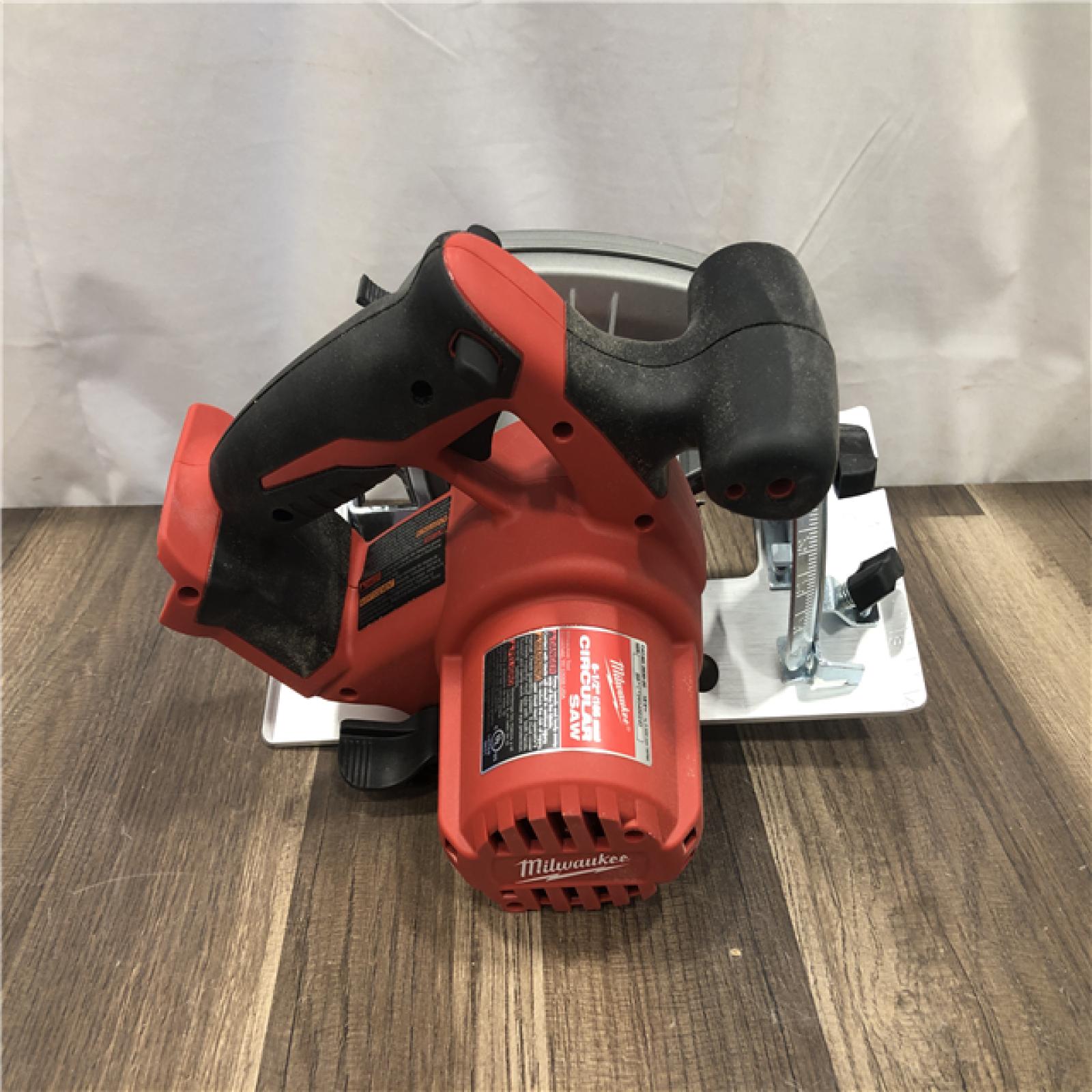 AS-IS Milwaukee 18V Lithium-Ion Cordless 6-1/2 in. Circular Saw (Tool-Only)