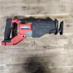 HOUSTON LOCATION - AS-IS Milwaukee M18 Fuel 18V Brushless Super Sawzall Reciprocating Saw 2722-20 (Bare Tool)