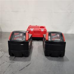 AS-IS- Milwaukee M18 18-Volt Lithium-Ion XC Starter Kit with Two 5.0Ah Batteries and Charger