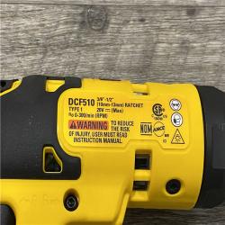 AS-IS DEWALT 20-Volt Maximum Lithium-Ion 3/8 in. and 1/2 in. Cordless Ratchet Kit