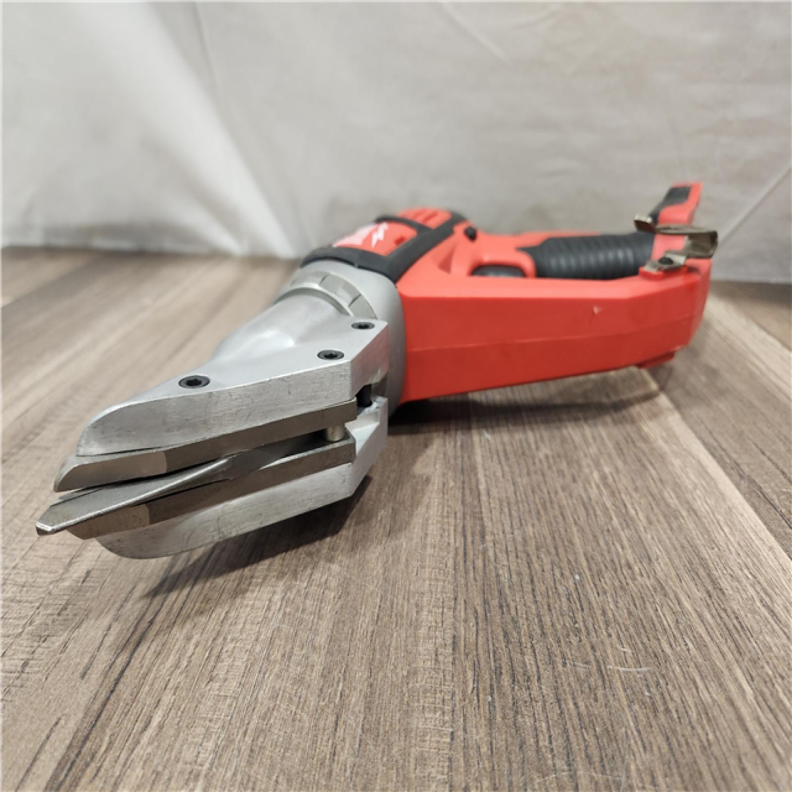 AS-IS- Milwaukee M18 18V Lithium-ion Cordless 18-gauge Double Cut Metal Shear (Tool-Only)